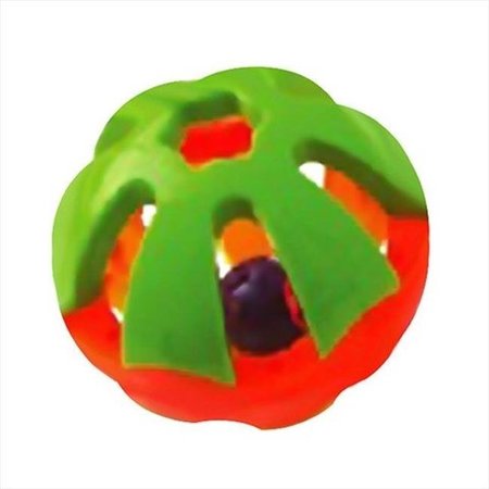 A&E CAGE A&E Cage HB41101 Round Rattle Foot Bird Toy - Extra Large HB41101